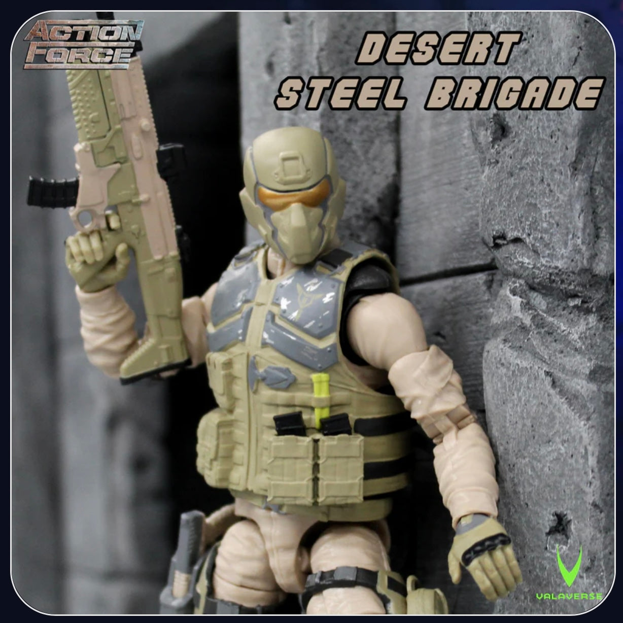 PRE-ORDER** Valaverse Action Force Series 4: Desert Steel Brigade
