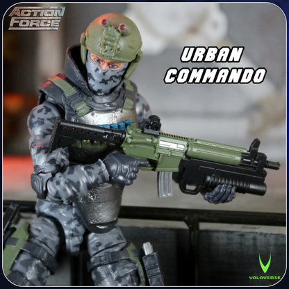 Valaverse Action Force Series 4: Urban Commando