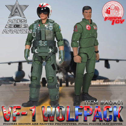 **PRE-ORDER** Ramen Toy Aces of Aviation: VF-1 Wolfpack
