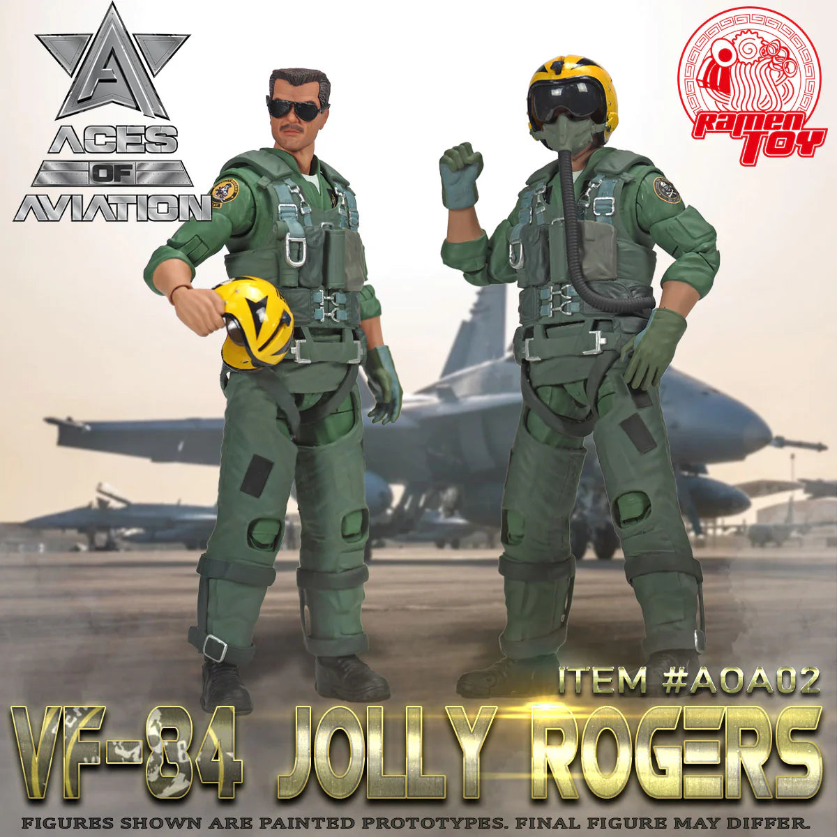 **PRE-ORDER** Ramen Toy Aces of Aviation: VF-84 Jolly Rogers
