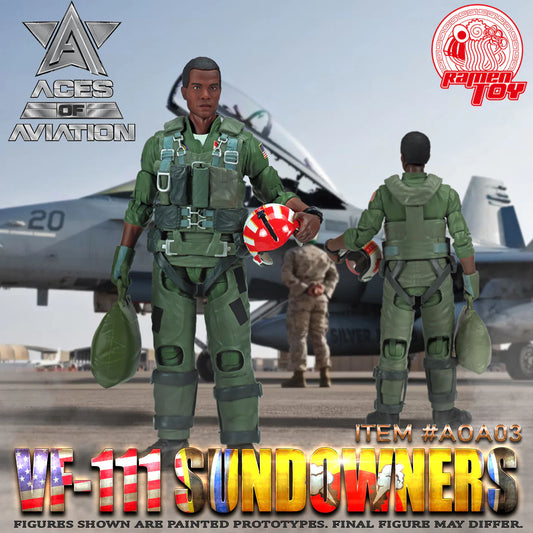 **PRE-ORDER** Ramen Toy Aces of Aviation: VF-111 Sundowners