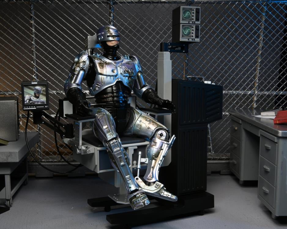 NECA Battle Damaged Robocop w/Chair