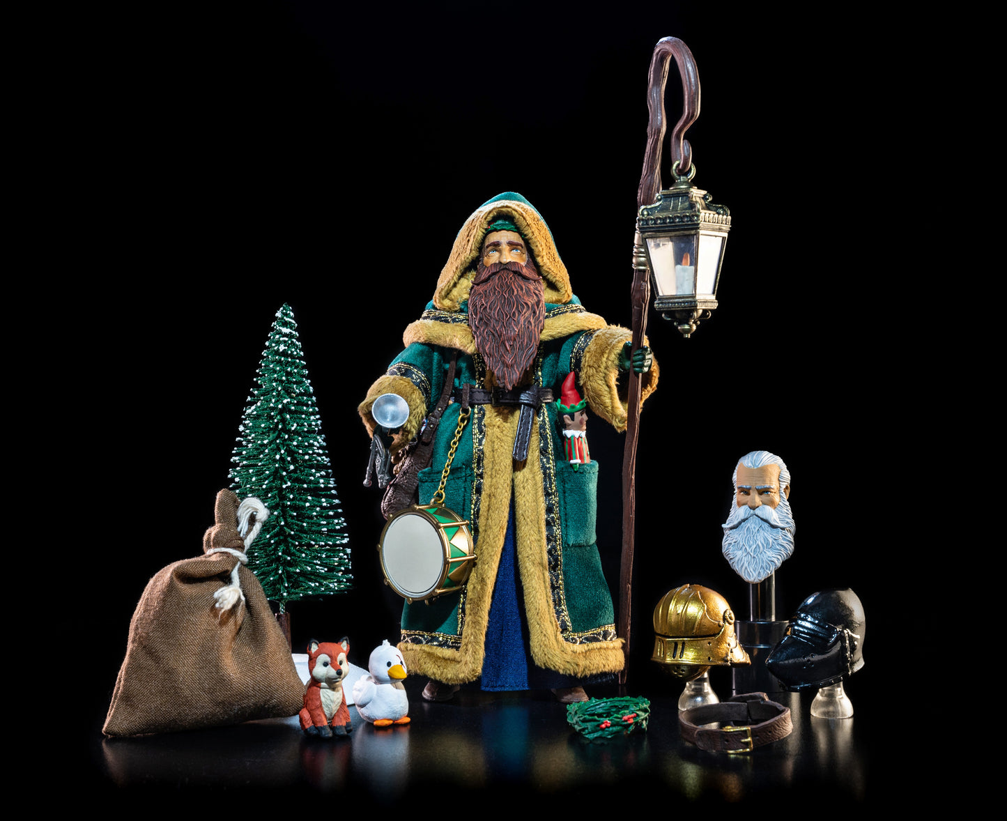 Figura Obscura Father Christmas Green Robes