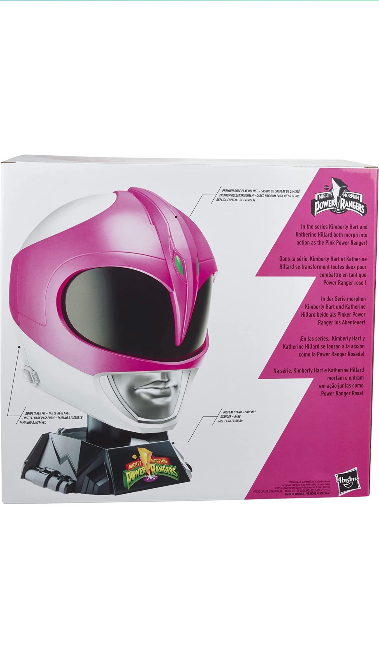 Power Rangers Lightning Collection Pink Ranger Premium Role Play Helme