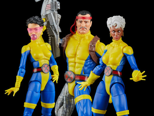 X-Men 60th Anniversary Marvel Legends Forge, Storm, and Jubilee