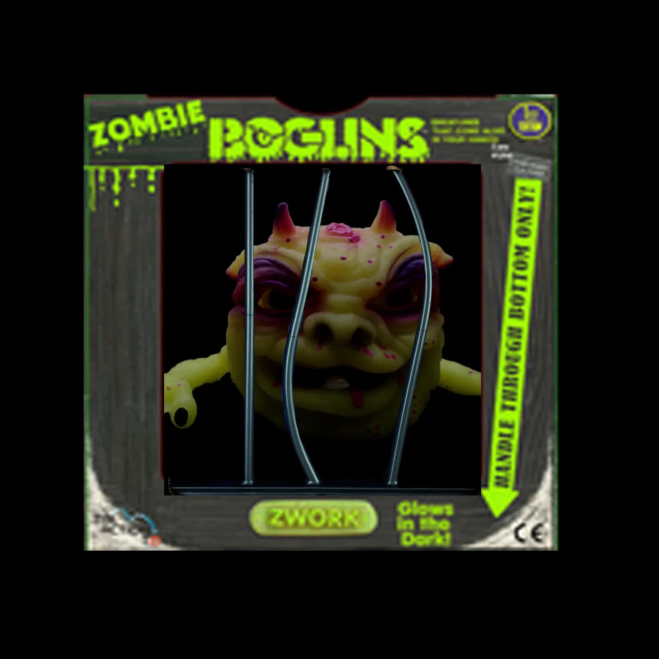 Boglins Zombie Zwork in Cage